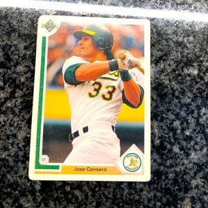 Jose Canseco Upper Deck 1991 #155 baseball card!!